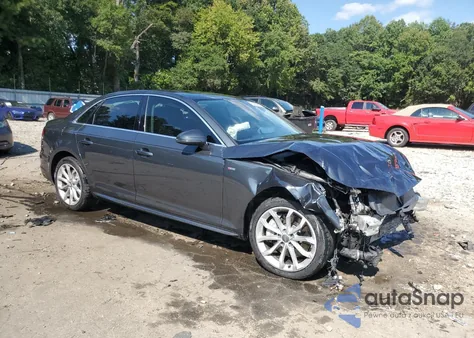 2019 Audi A4 Premium из США, поврежденный, VIN WAUDNAF41KA039659